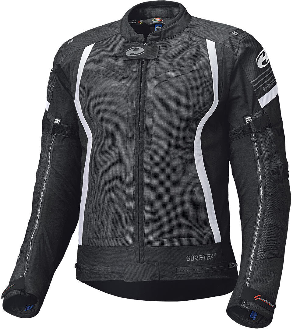 Held AeroSec Top Gore-Tex Chaqueta textil de moto para mujer - Negro Blanco (L)