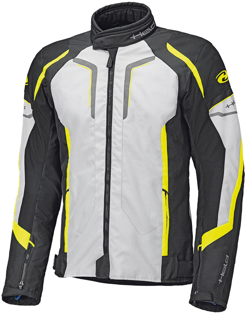 Held Smoke Chaqueta textil para motocicleta - Gris Amarillo (M)