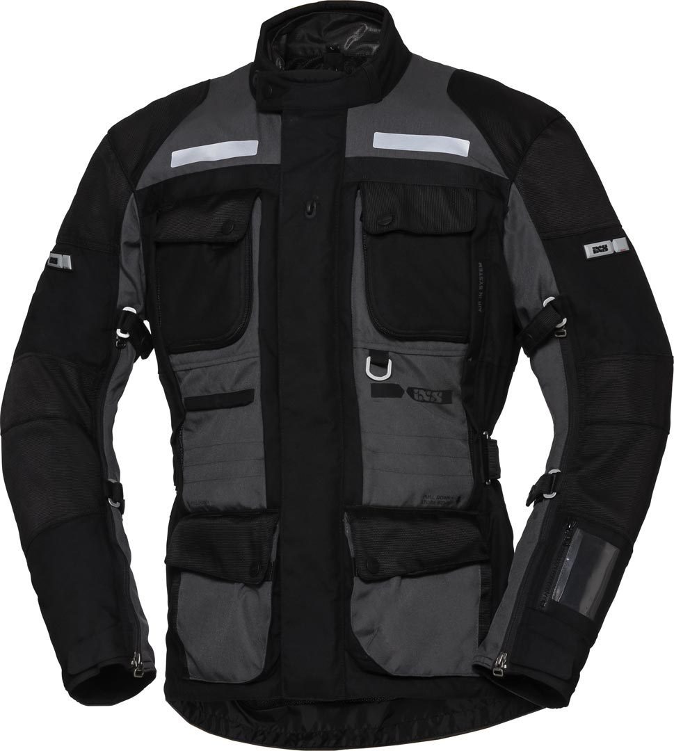 IXS X-Tour Montevideo-ST Chaqueta de moto textil - Negro Gris