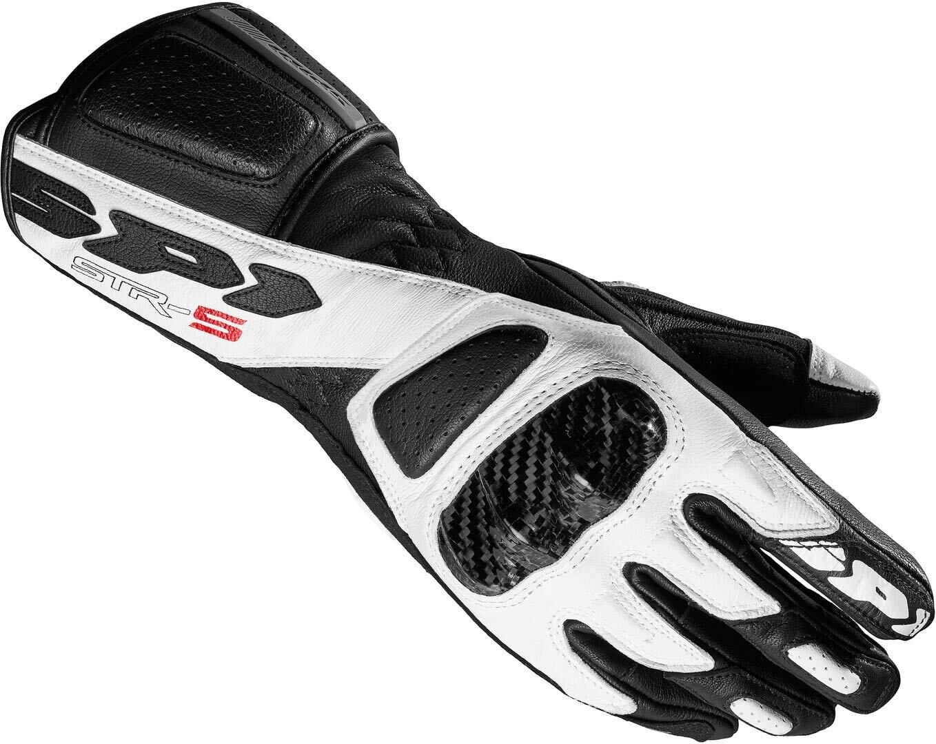 Spidi STR-5 Botas de moto para mujer - Negro Blanco (XL)