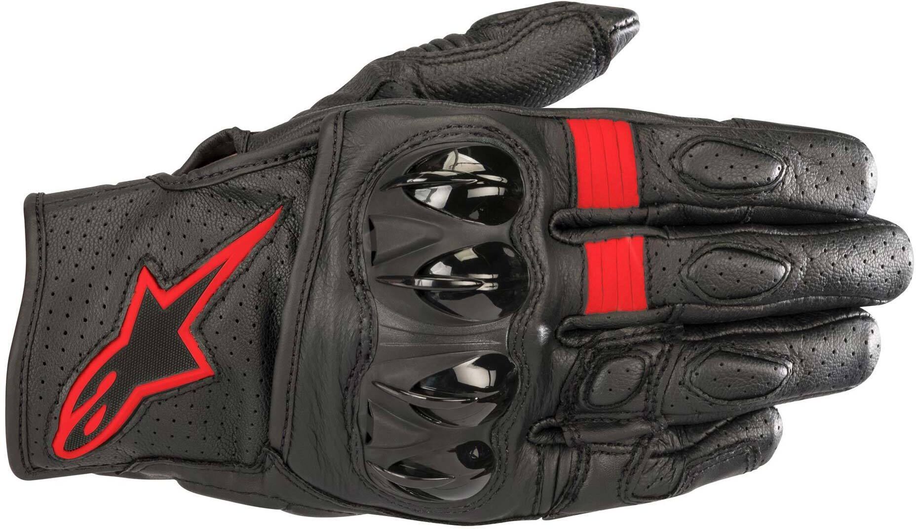 Alpinestars Celer V2 Guantes - Negro Rojo (S)