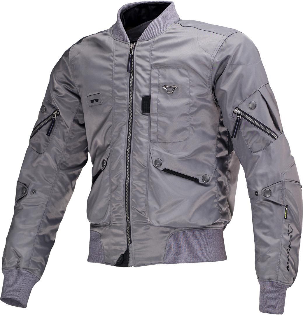 Macna Bastic Chaqueta textil de moto - Gris (S)