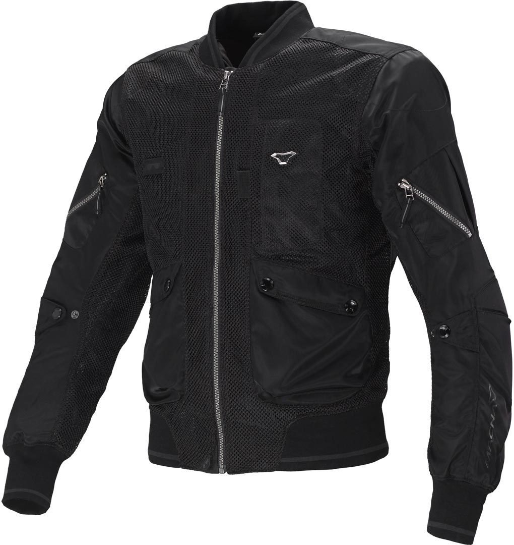 Macna Bastic Air Chaqueta textil de moto - Negro (XL)