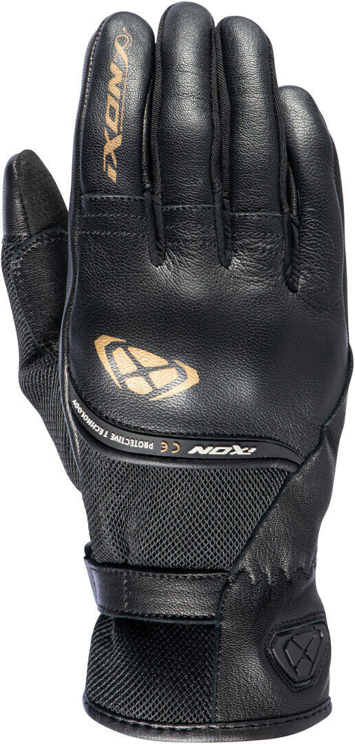 Ixon Rs Shine 2 Guantes de las mujeres - Negro Oro (M)