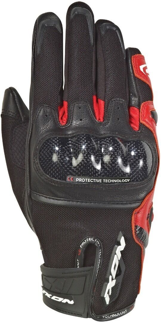 Ixon Rs Rise Air Guantes - Negro Rojo (2XL)