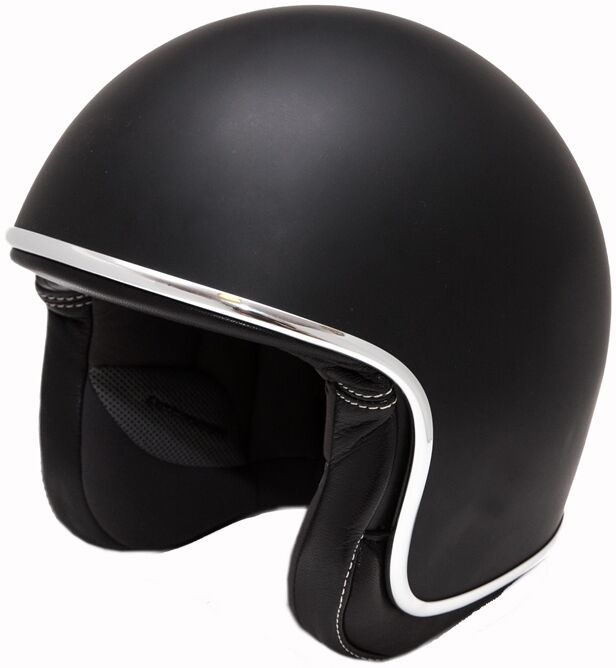 Baruffaldi Zar Vintage 2.0 Aluminium Casco Jet - Negro (S M)