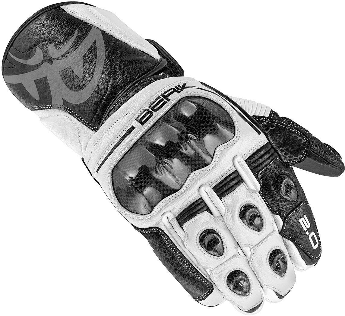 Berik 2.0 ST Guantes de motocicleta - Negro Blanco (3XL)