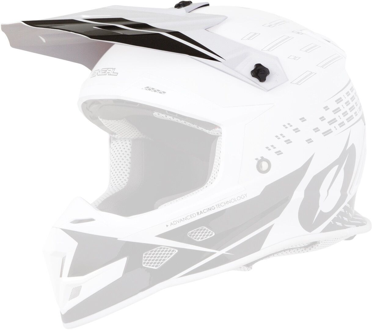 Oneal 5Series Trace Visera casco - Negro Blanco (un tamaño)