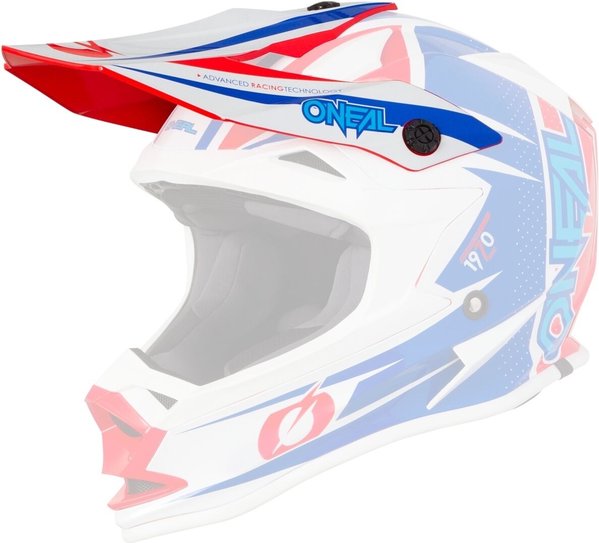 Oneal 7Series Strain Visera casco - Azul (un tamaño)