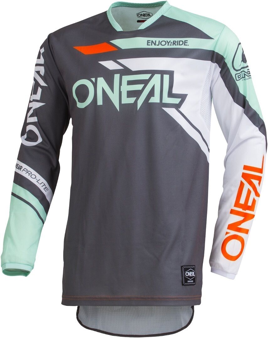 Oneal Hardwear Rizer Camiseta de Motocross - Gris Verde