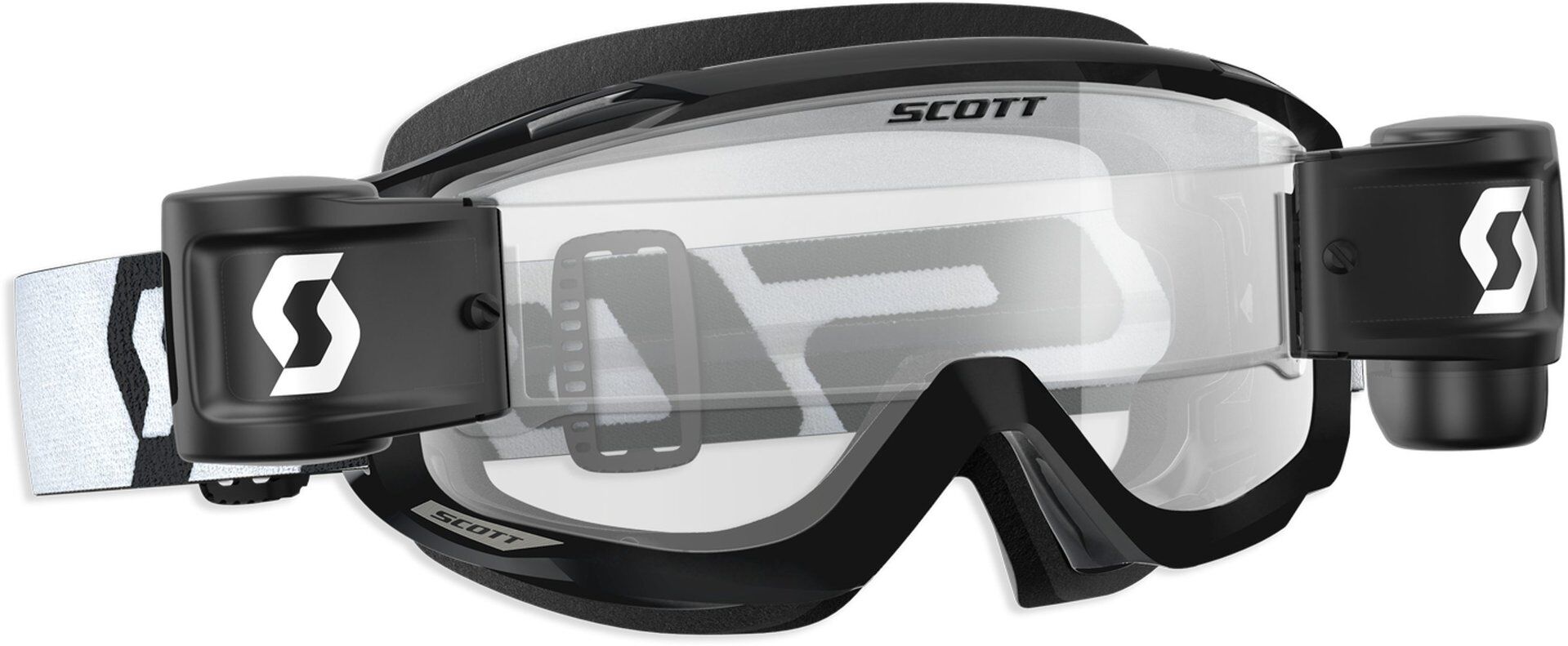 Scott Split OTG WFS Gafas de Motocross - Negro Blanco (un tamaño)