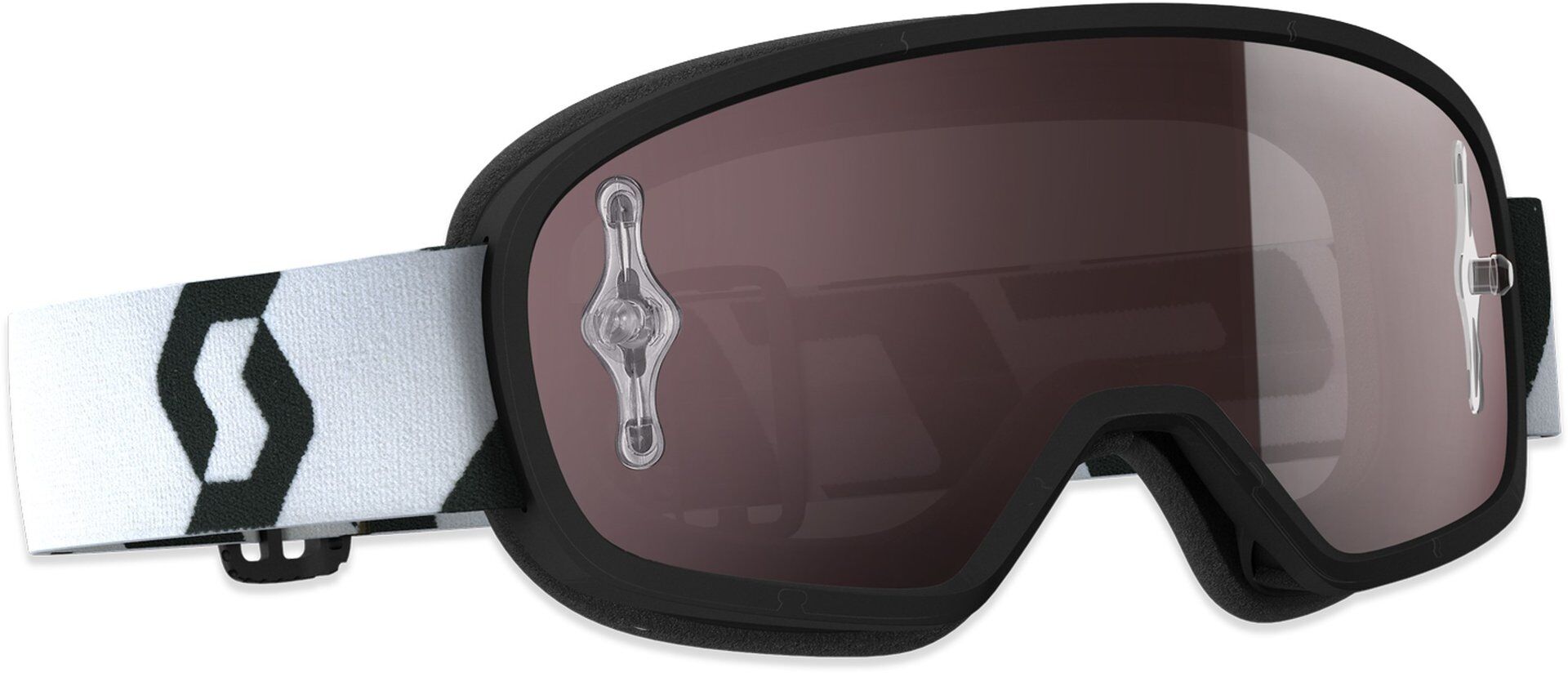 Scott Buzz Pro Los niños gafas de Motocross - Negro Blanco (un tamaño)