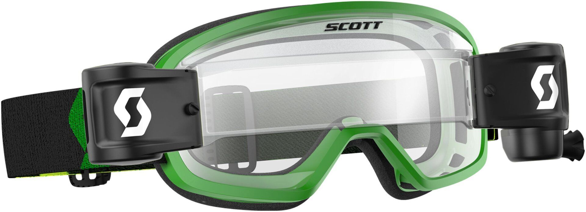 Scott Buzz Pro WFS Los niños gafas de Motocross - Negro Verde (un tamaño)