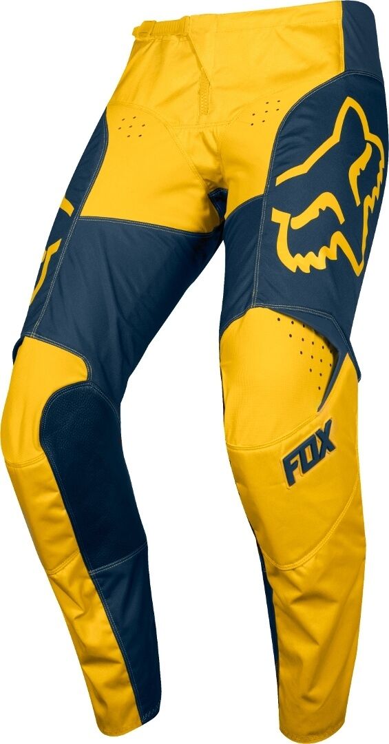 Fox 180 PRZM Pantalones de Motocross - Azul Amarillo (30)