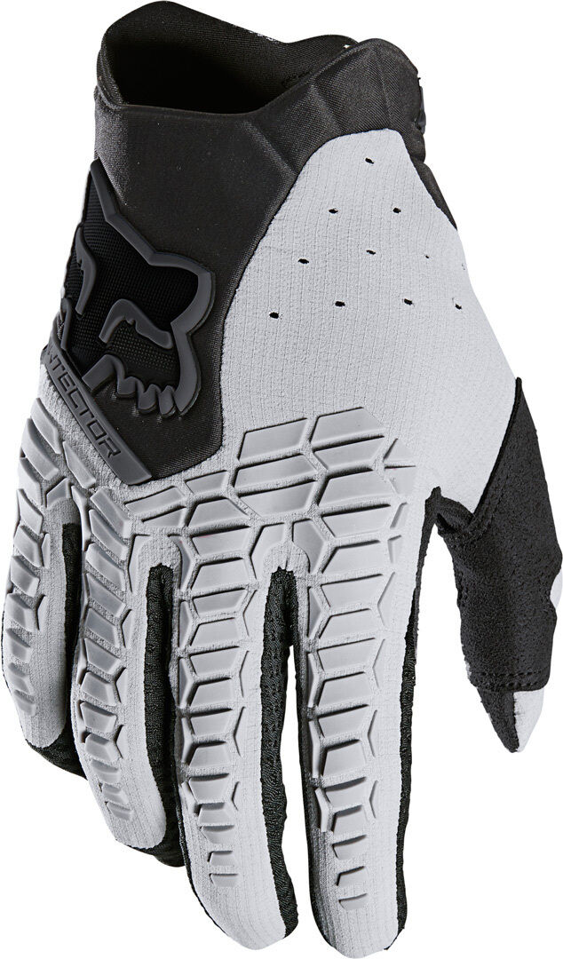 Fox Pawtector Motocross guantes - Negro Gris (2XL)