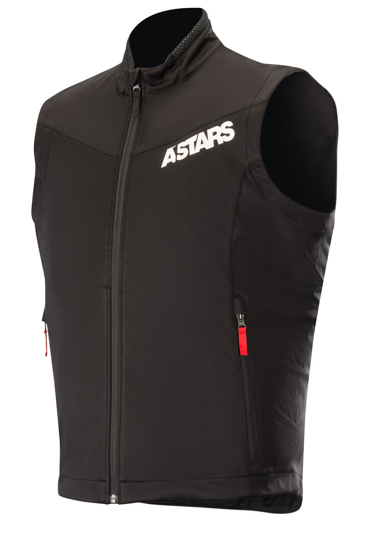 Alpinestars Session Race Chaleco de Motocross - Negro Rojo (XL)