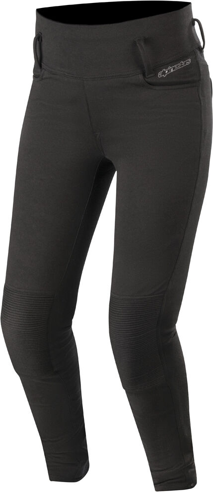 Alpinestars Banshee Motocicleta de Mujer Leggins - Negro (2XL)