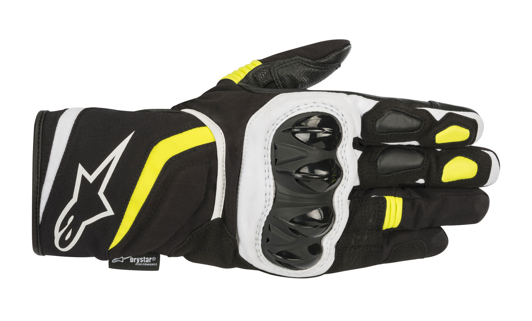 Alpinestars T-SP Guantes textiles para motocicletas - Negro Amarillo (3XL)