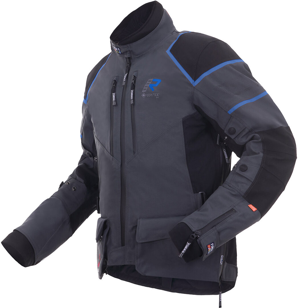 Rukka Exegal Gore-Tex Chaqueta textil para motocicleta - Gris Azul (48)