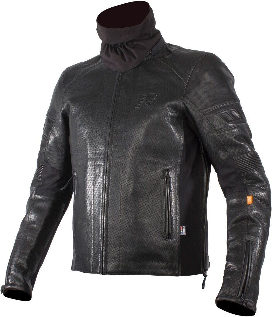 Rukka Aramos Chaqueta de cuero para motocicleta - Negro Plata (48)