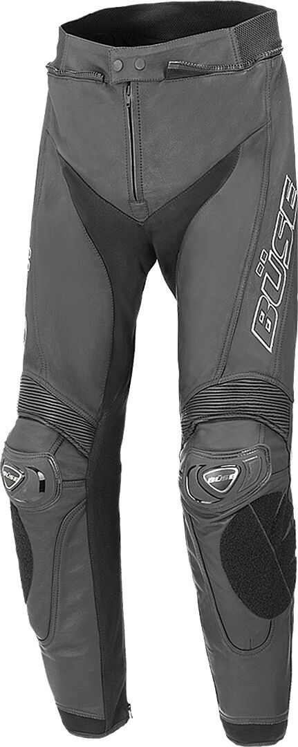 Büse Assen Pantalones de cuero moto - Negro (28)