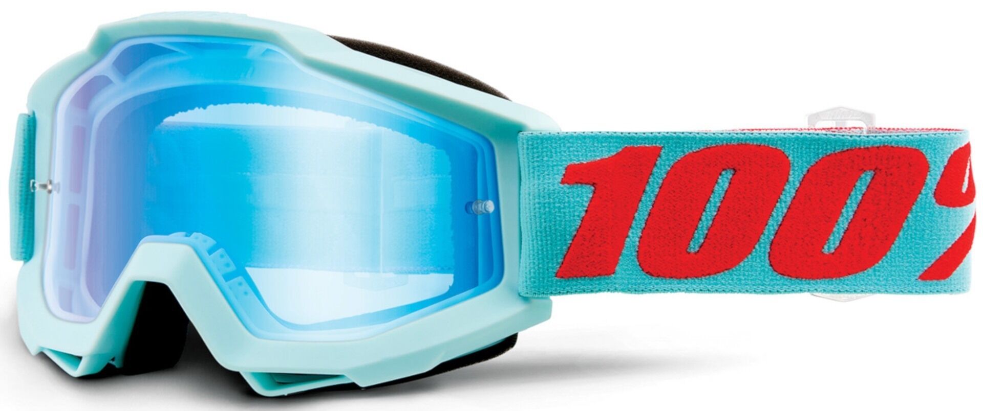 100% Accuri Maldives Gafas de Motocross - Azul Naranja (un tamaño)