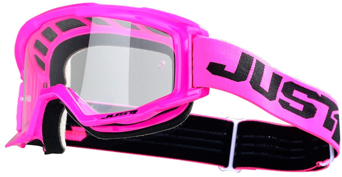 Just1 Vitro Gafas de Motocross - Rosa (un tamaño)