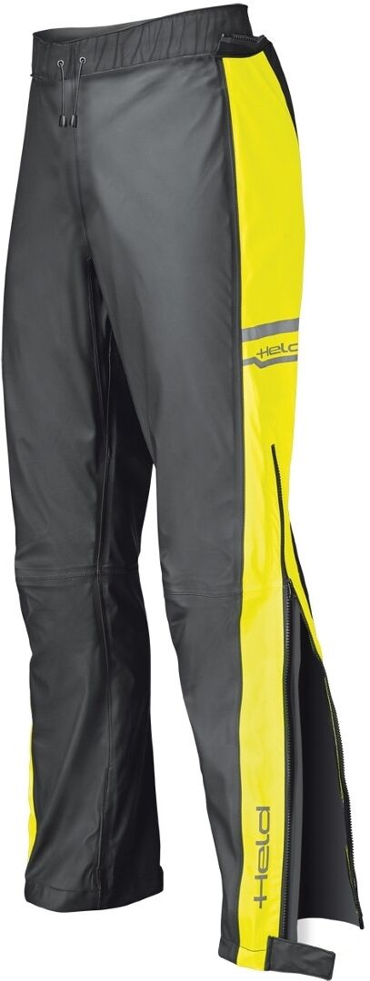 Held Rainstretch Pantalones de lluvia - Negro Amarillo (XL)