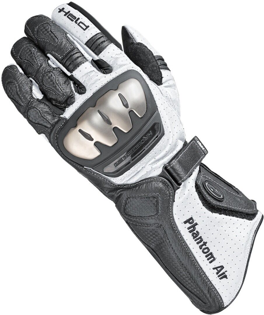 Held Phantom Air Guantes de la motocicleta - Negro Blanco (M L)