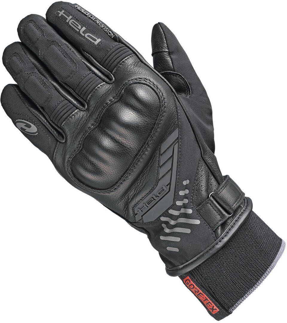 Held Madoc Gore-Tex Guantes de la motocicleta - Negro (M L)