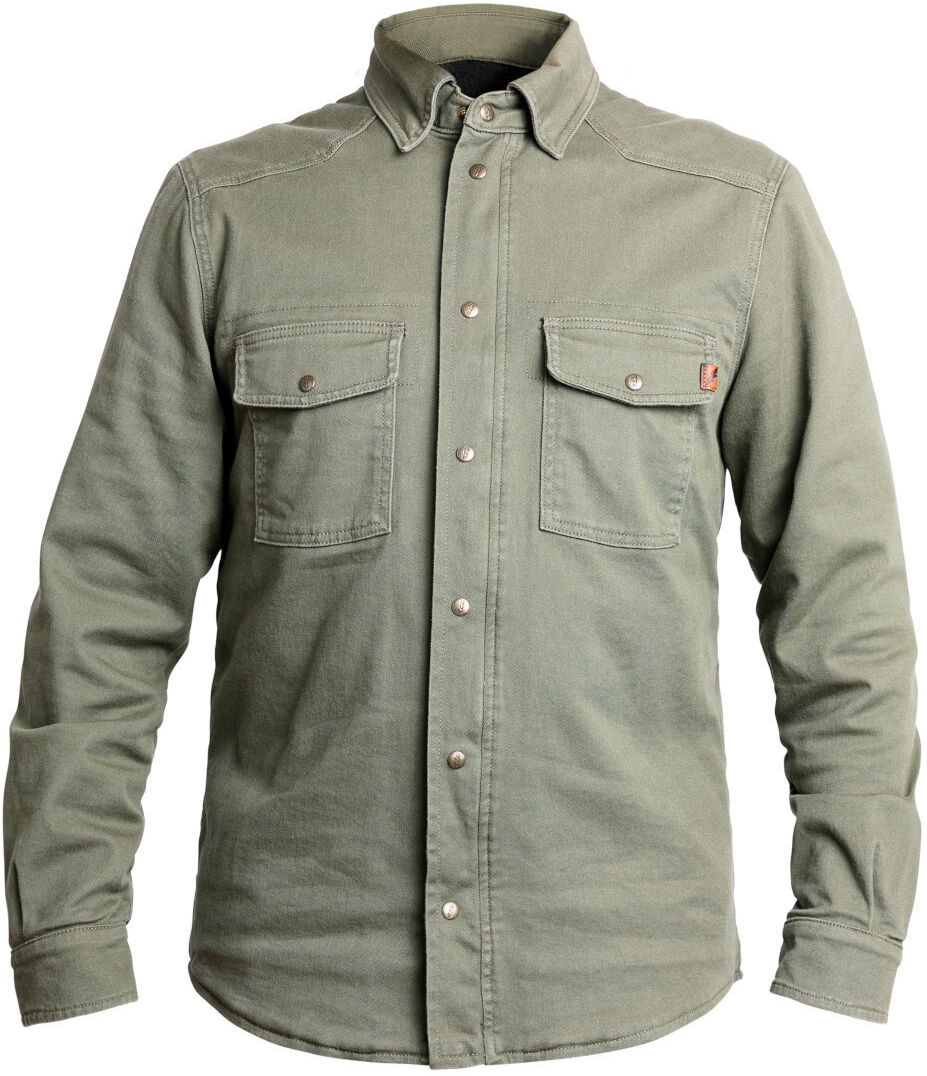 John Doe Motoshirt XTM Camisa de moto - Verde (4XL)