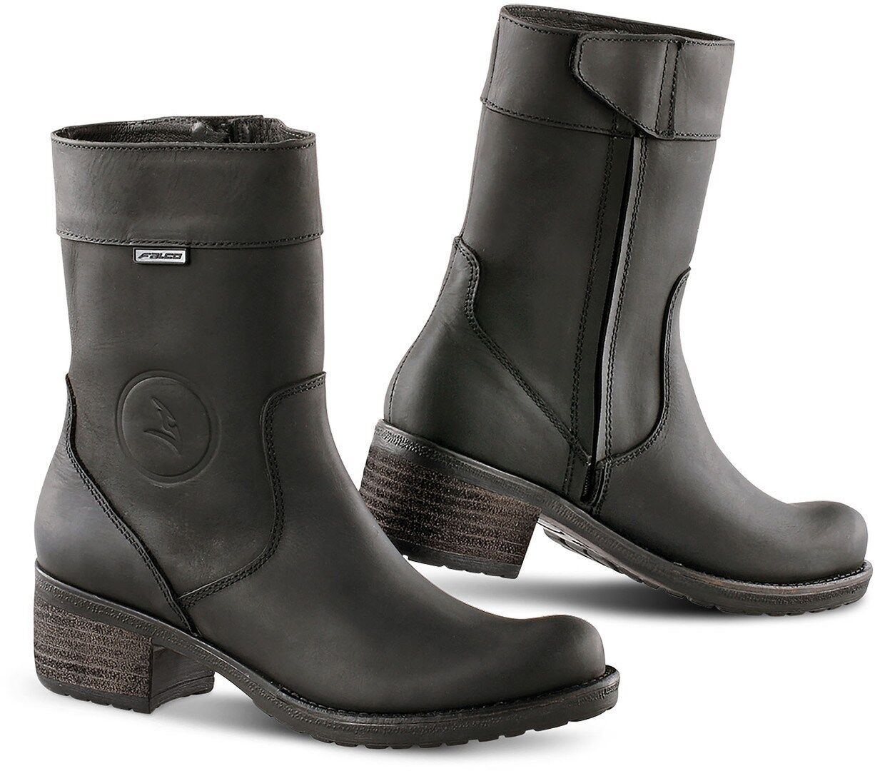 Falco Ayda 2 Botas de moto mujer - Negro (38)