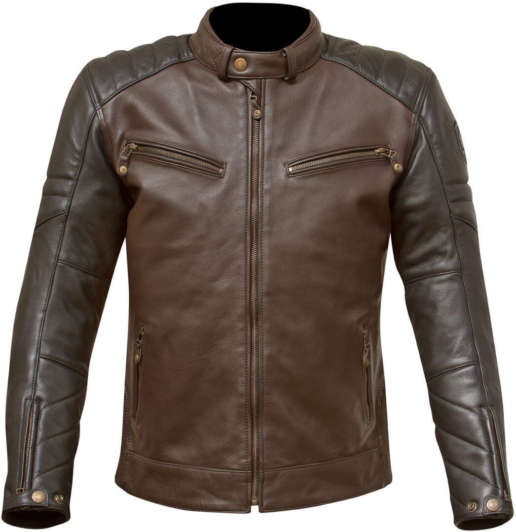 Merlin Chase Chaqueta de cuero moto - Marrón (3XL)