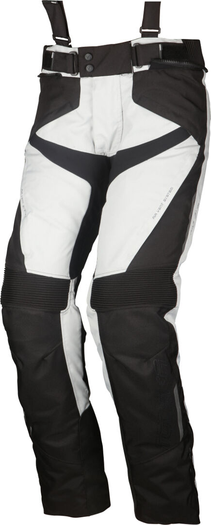 Modeka Lonic Pantalones textiles de moto - Negro Gris