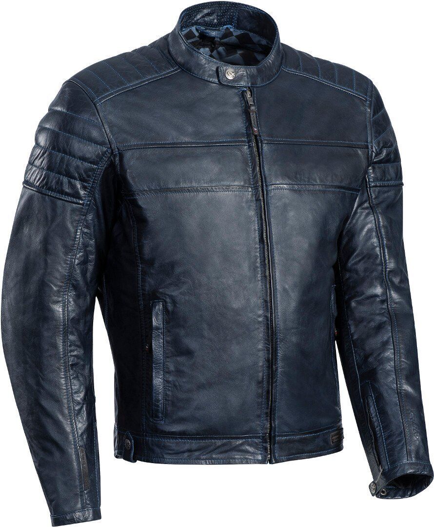 Ixon Spark Chaqueta de cuero moto - Azul (3XL)