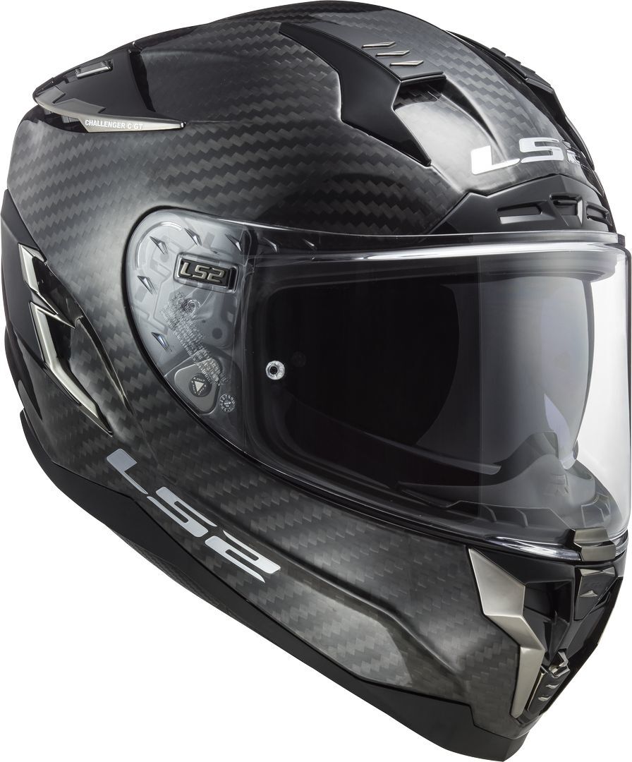 LS2 FF327 Challenger Carbon Casco - Negro (2XL)