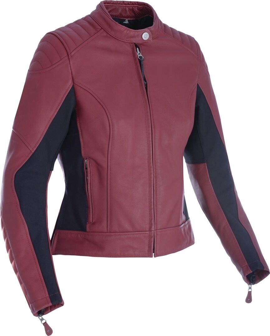 Oxford Beckley Ladies Chaqueta de cuero de motocicleta - Rosa (40)