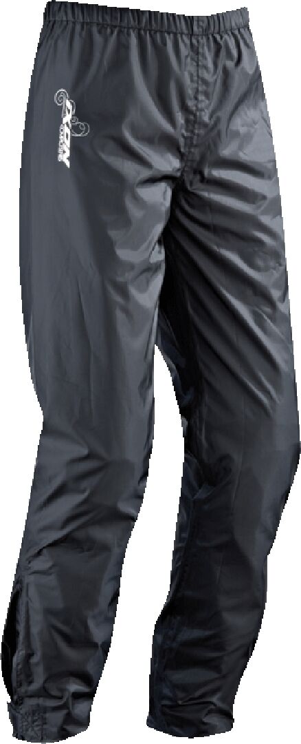 Ixon Compact Señoras pantalones de lluvia de la motocicleta - Negro (2XL)