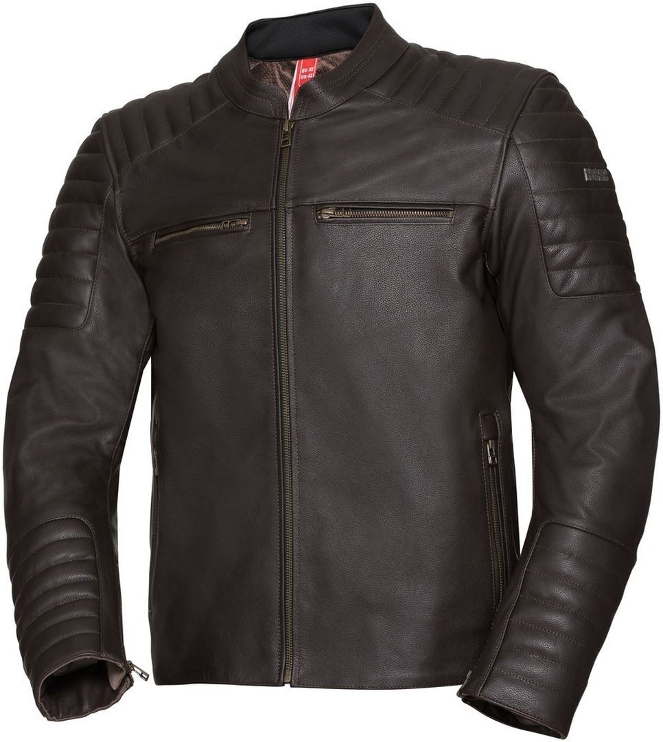 IXS Classic LD Dark Chaqueta de cuero moto - Marrón (48)