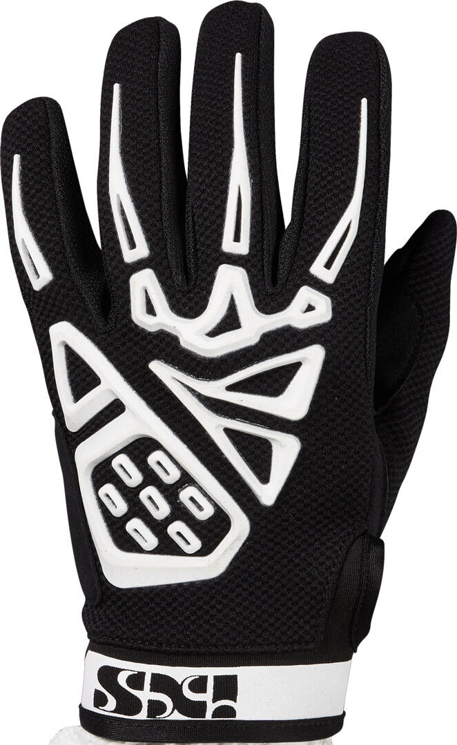 IXS Pandora Air Motocross guantes - Negro Blanco (XL)