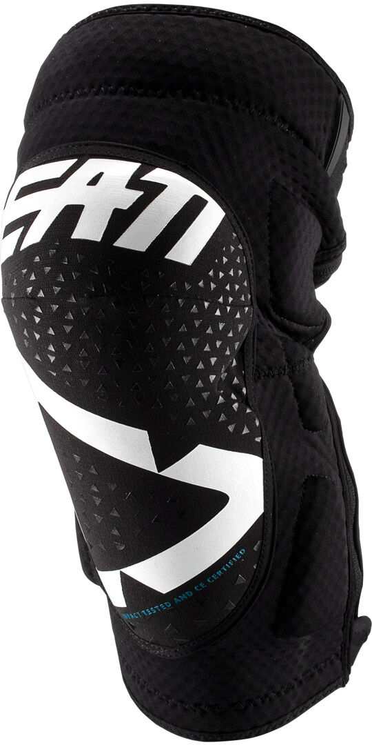 Leatt 3DF 5.0 Zip Protector de rodilla de motocross - Blanco (S M)