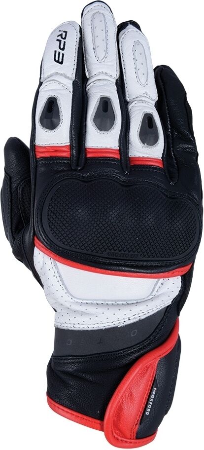 Oxford RP-3 2.0 Guantes de motocicleta - Negro Blanco Rojo (S)