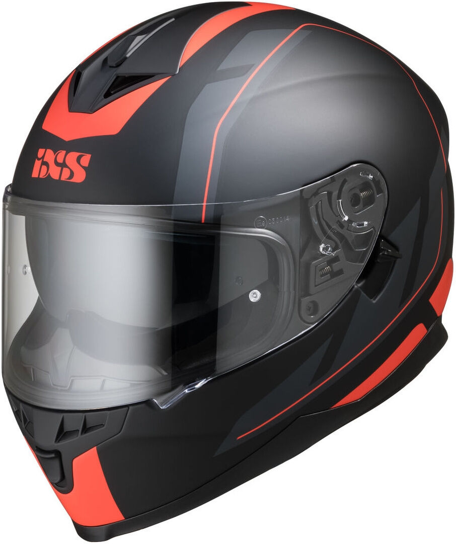 IXS 1100 2.0 Casco de moto - Negro Rojo (2XL)