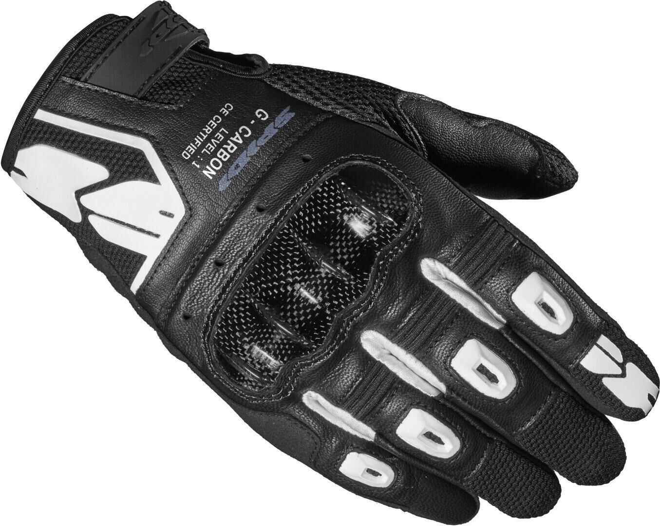 Spidi G-Carbon Guantes de la motocicleta - Negro (2XL)