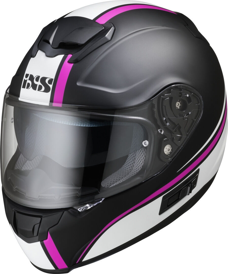 IXS 215 2.1 Casco - Negro Blanco Rosa (XL)