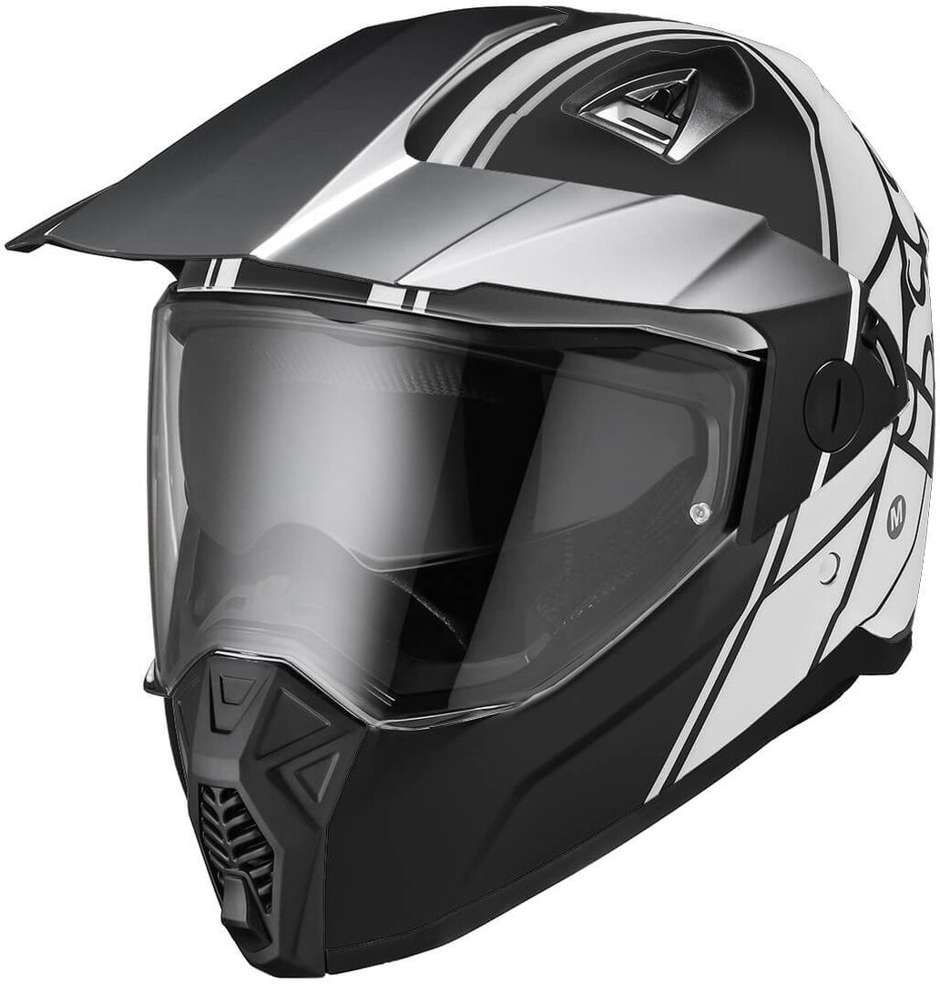 IXS 208 2.0 Casco Enduro - Negro Blanco (2XL)