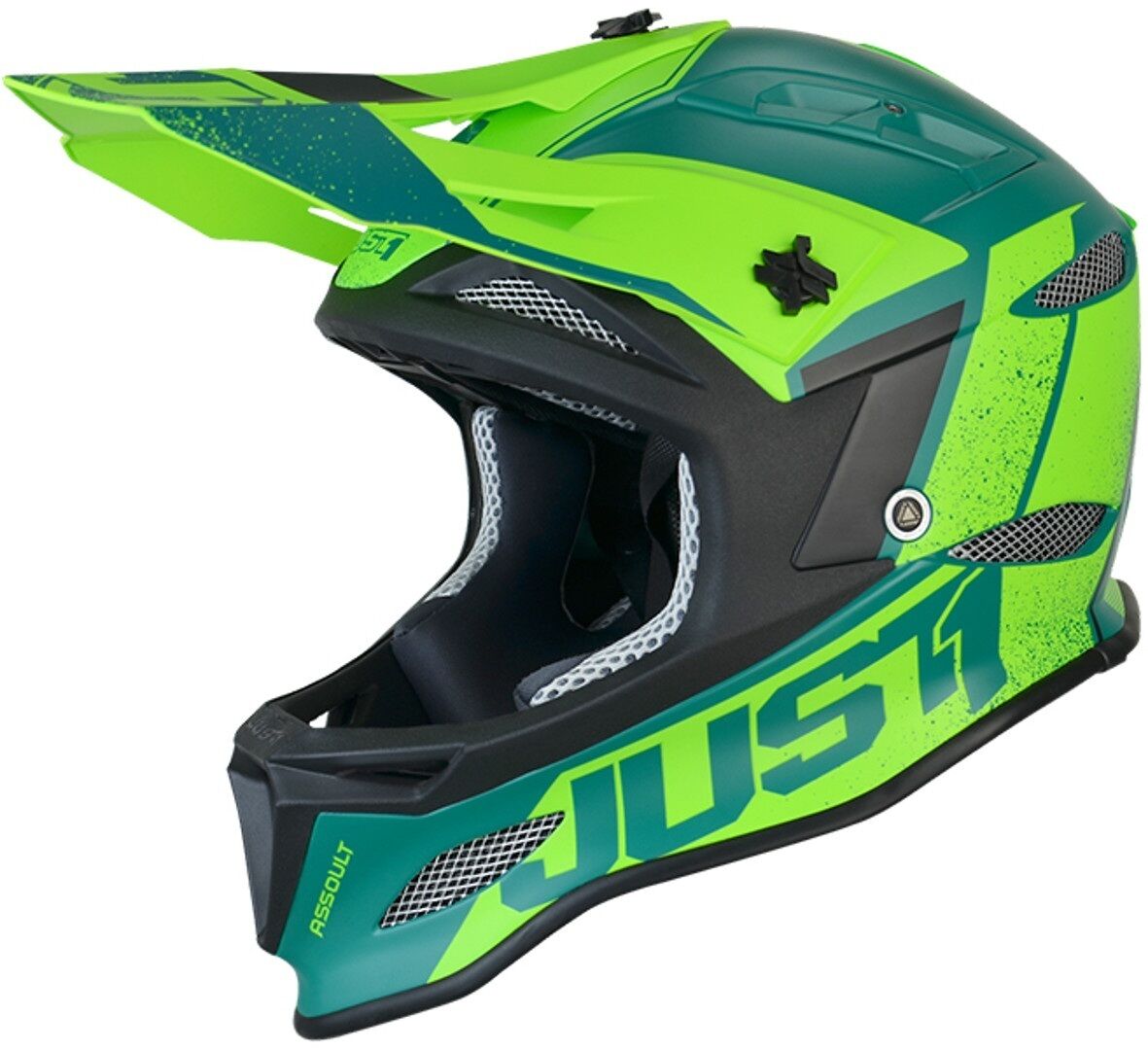 Just1 JDH Assault Mips Downhill Casco - Verde (S)