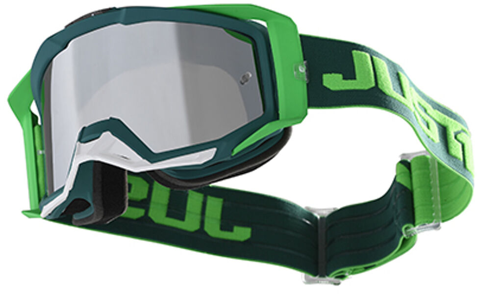 Just1 Iris Track Motocross Gafas - Verde (un tamaño)