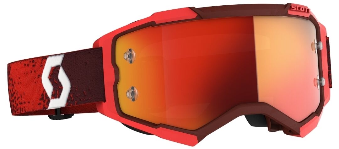 Scott Fury Chrome Gafas de Motocross - Rojo (un tamaño)