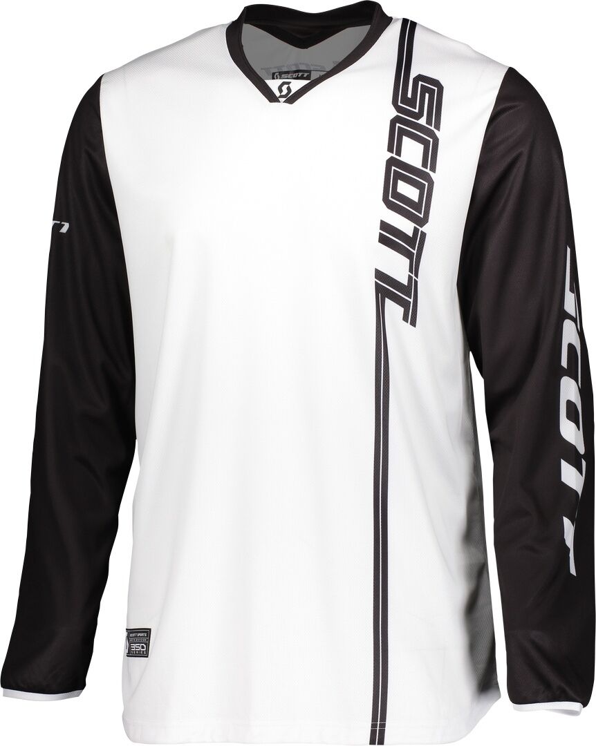 Scott 350 Swap Jersey de Motocross - Negro Blanco (XL)